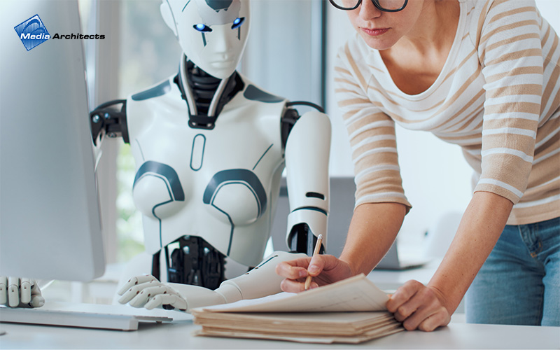 Illustration of AI in education
